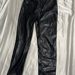 H&M Divided Black Faux Leather Jacket